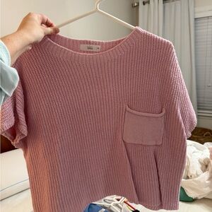 TALULAH Soft Pink Knit Top